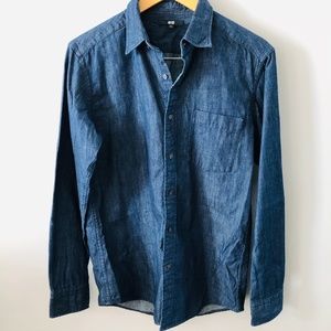 NWOT Uniqlo Button-down - Denim Style